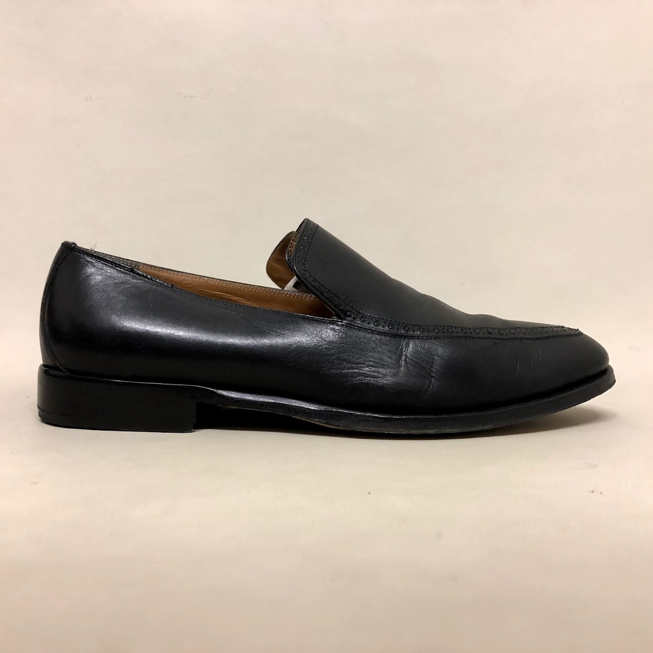 Gucci Black Leather Loafers