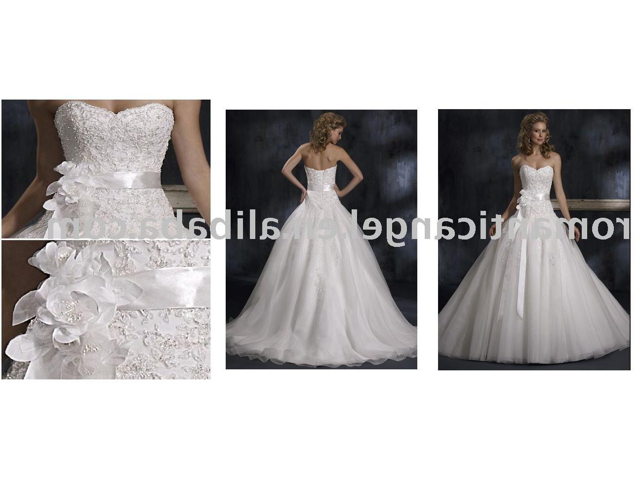 August new arrival higher quality wedding dress WD-90