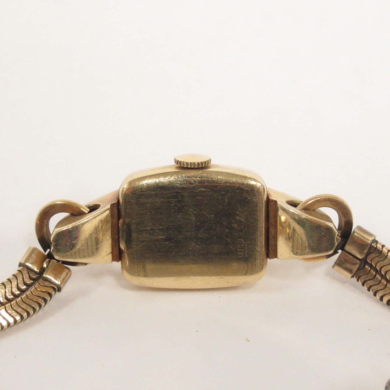 14K Gold Gruen Curvex Art Deco Watch