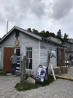 Little shops along the river