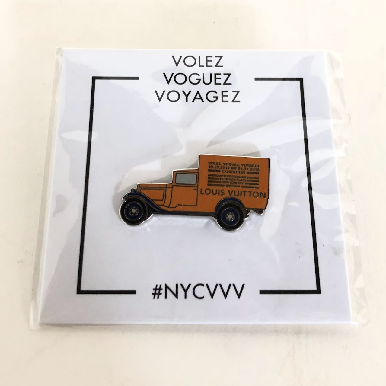 Louis Vuitton X Pintrill Volez Voguez Voyagez Vintage Truck Pin | Shophousingworks