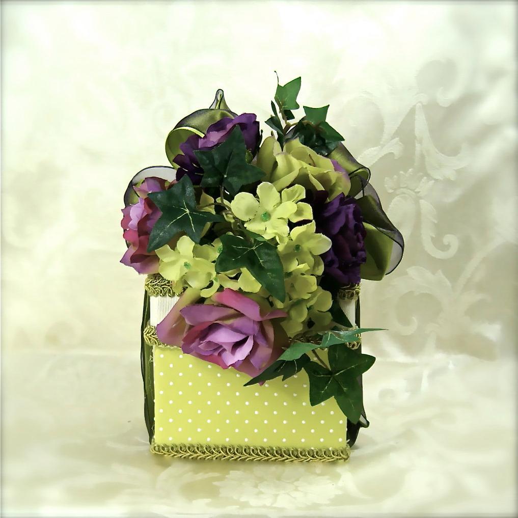 Purple and Lime Green Wedding