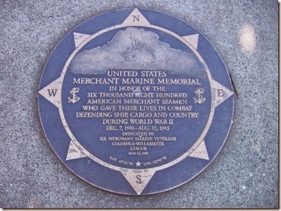 IMG_3349 United States Merchant Marine Memorial in Tom McCall Waterfront Park in Portland, Oregon on September 7, 2008