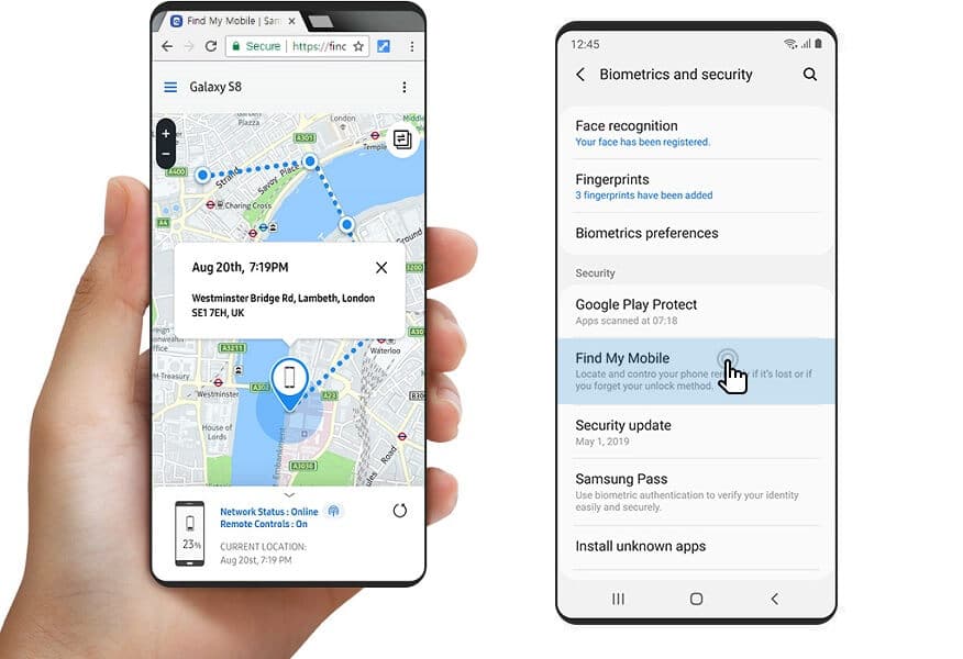 Jak znaleźć lub śledzić skradziony smartfon Samsung