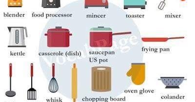 English is fun!: Kitchen Utensils and Appliances