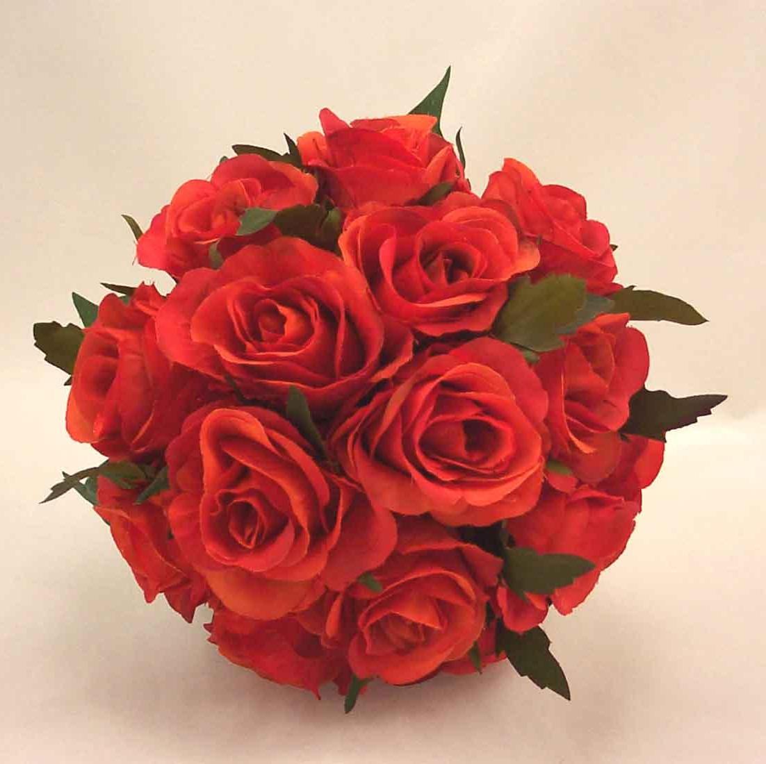 Orange Rose Posy Bouquet