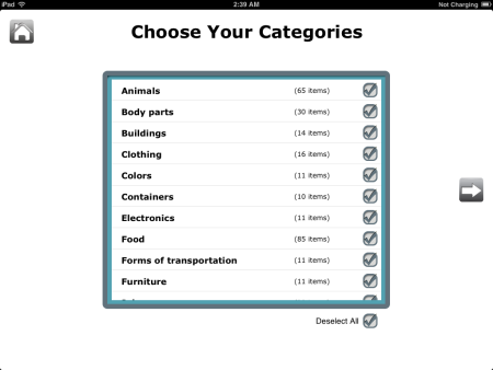 Category TherAppy Choose Your Categories