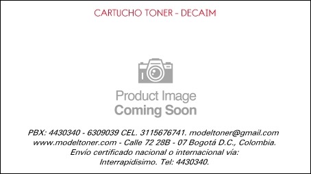 CARTUCHO TONER – DECAIM