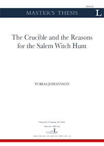 Cover of Tobias Johansson's Book The Crucible And The Reasons for The Salem Witch Hunt