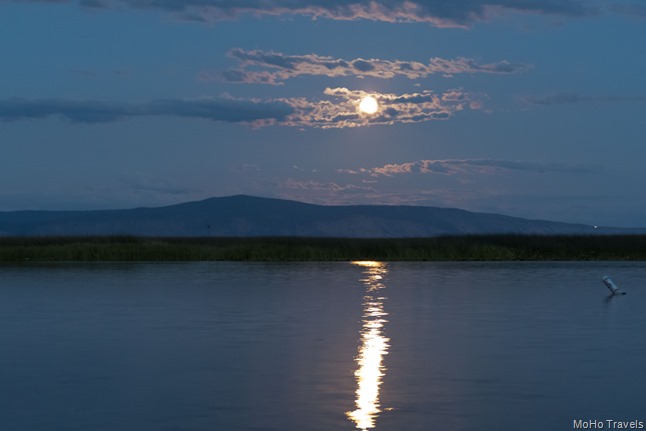 Supermoon over Pelican Bay at Rocky Point