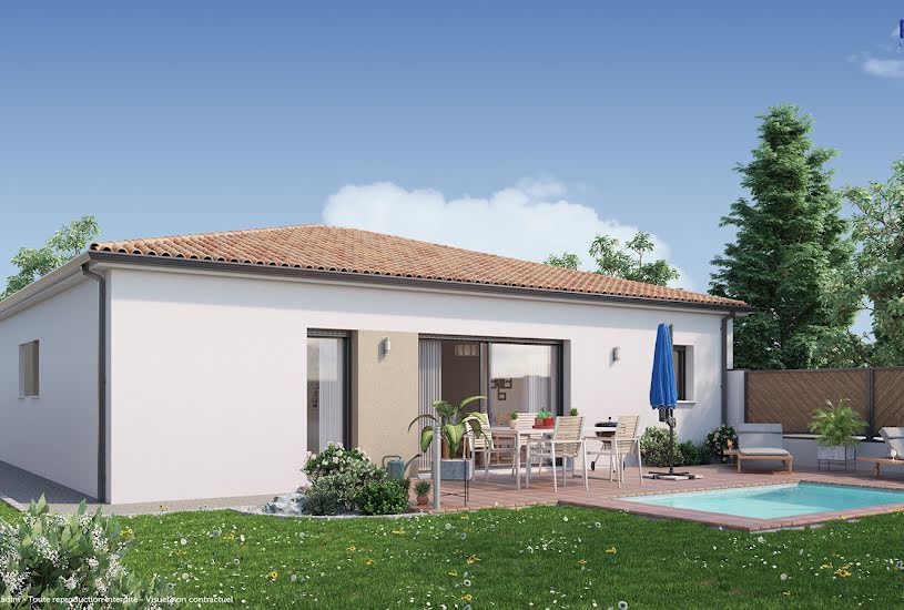  Vente Terrain + Maison - Terrain : 474m² - Maison : 106m² à Vayres (33870) 