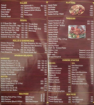 Golden Grill Restaurant menu 1