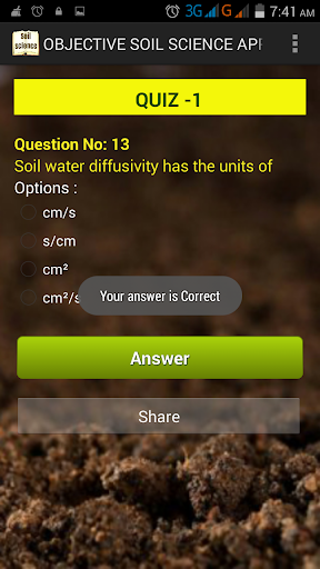 Objective Soil Science Trial