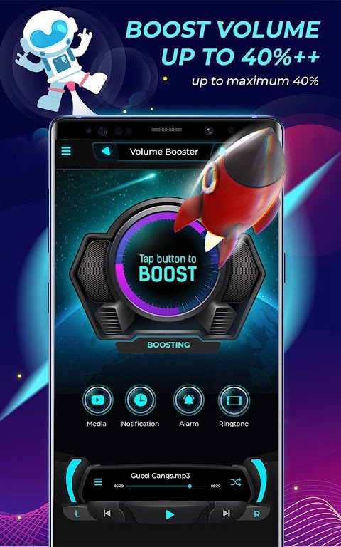 Galaxy Volume Booster - Max Sound & Volume Up 2020のおすすめ画像1