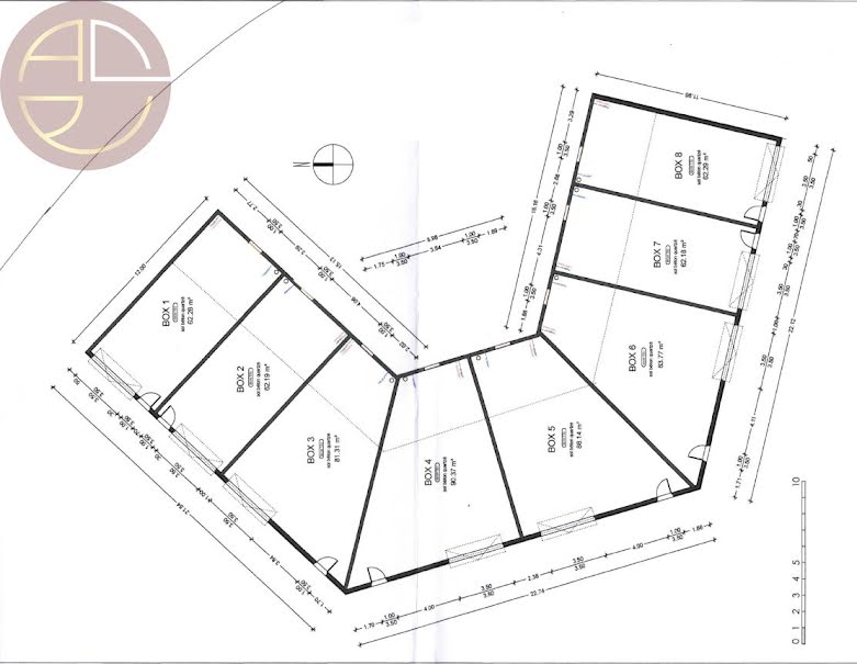 Vente locaux professionnels 1 pièce 1737 m² à Castanet-Tolosan (31320), 2 371 950 €