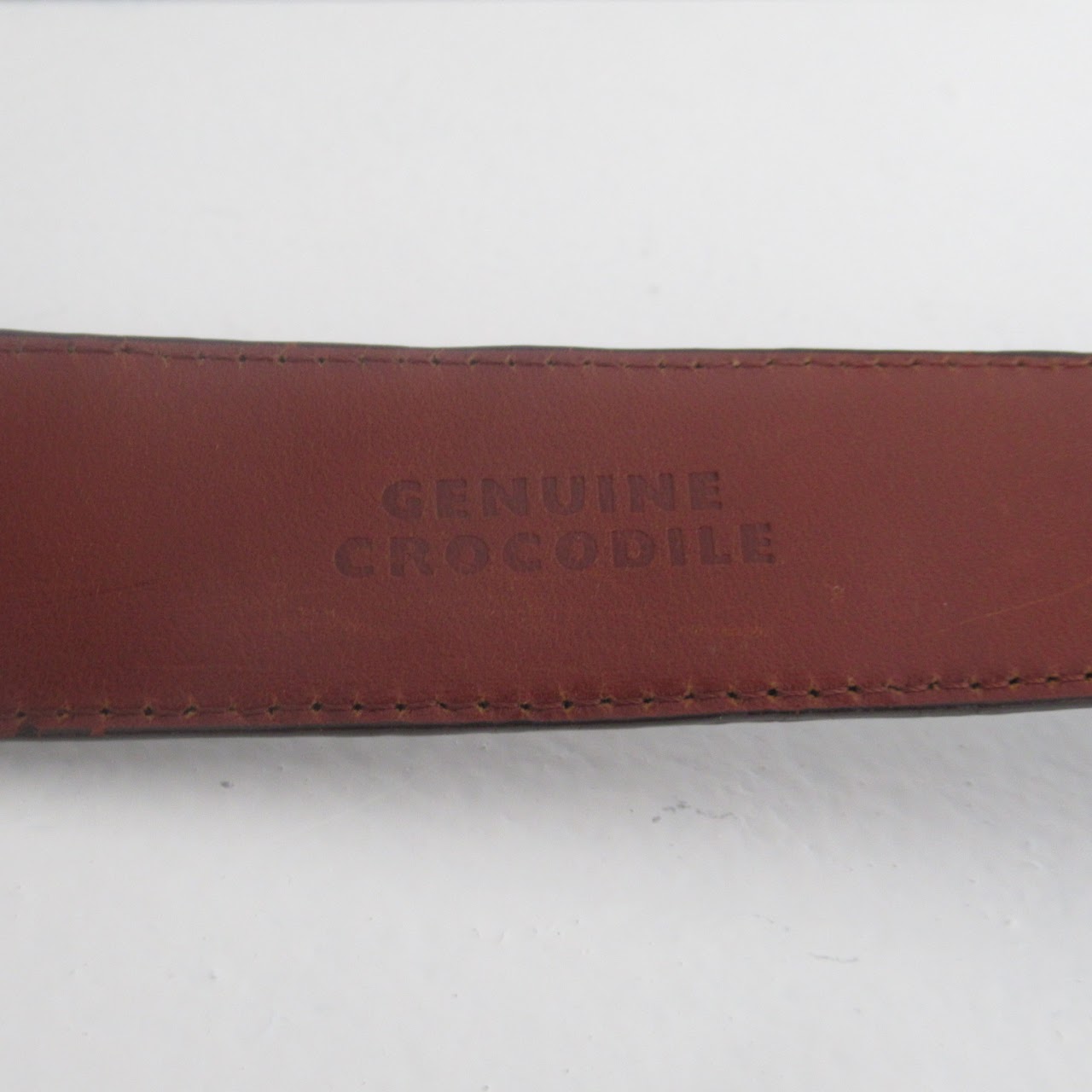 Barneys New York Crocodile Belt