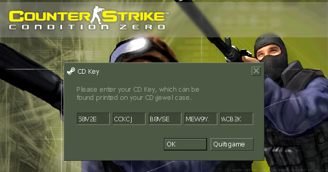 counter strike condition zero free download with cd key