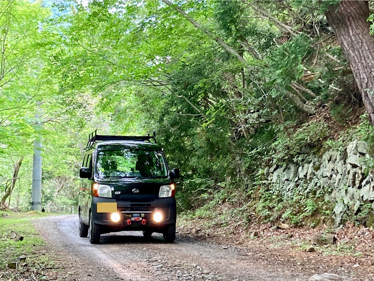 ハイゼットカーゴのN-VAN・林道ツーリングに関するカスタム事例の投稿画像23枚目