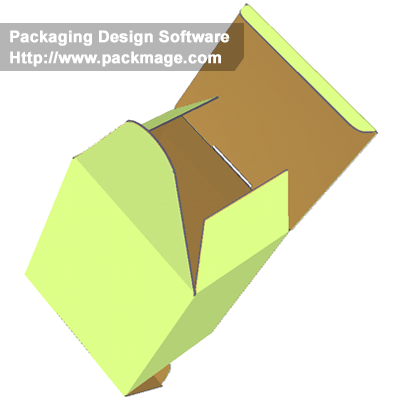 Tuck-end corrugated box templates