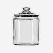  Anchor Hocking 1/2 Gallon Glass Heritage Jar Sold in packs of 2