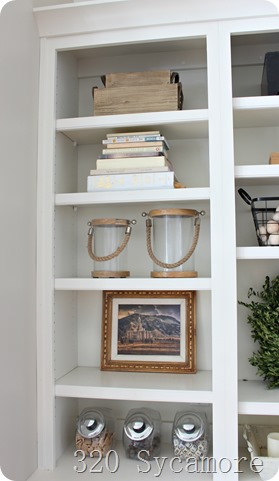 shelf styling