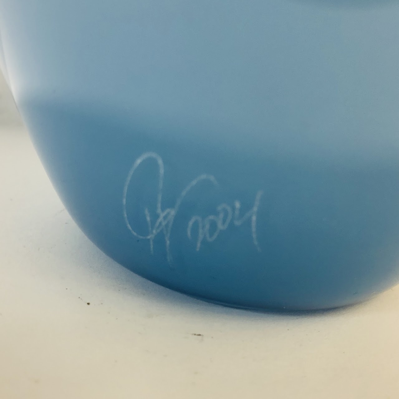 Signed Art Glass Vase 1