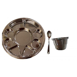 Stainless-Steel-Dinner-Plates