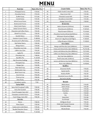 Upper India Bakery menu 2