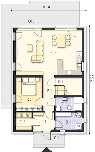 Livigno DCP355 - Rzut parteru