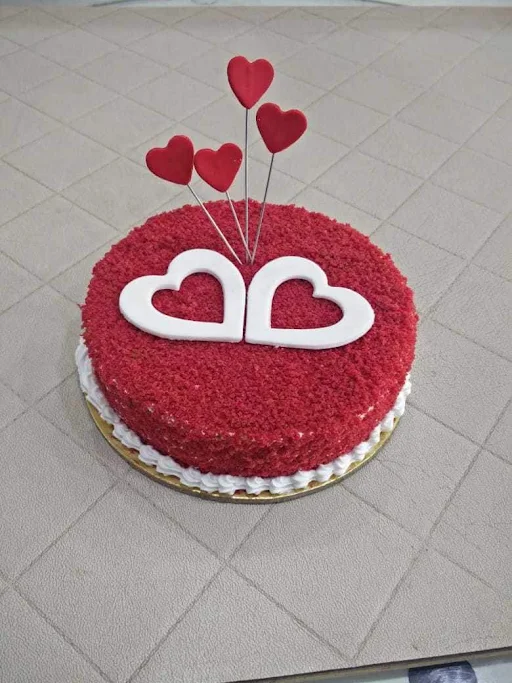 V Day Special Red Velvet Cake