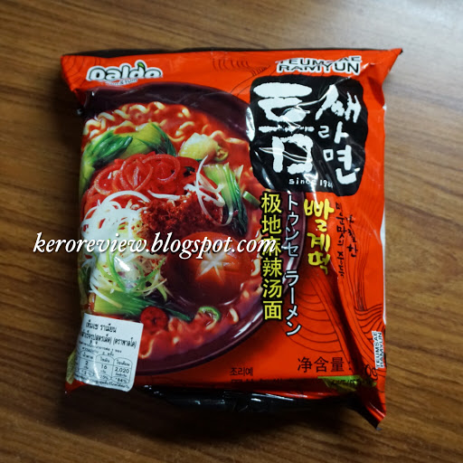 รีวิว พาลโด เท็มเช บะหมี่เกาหลี บะหมี่กึ่งสำเร็จรูป รสเผ็ดร้อน (CR) Review Teumsae Korean instant noodles hot spicy flavor, Paldo Brand.