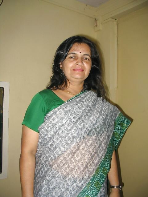 Desi Mom Striping Down Her Saree