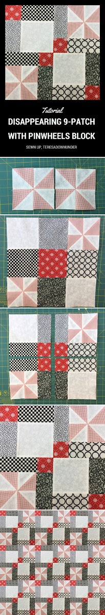 Video tutorial: disappearing 9 patch with pinwheels block