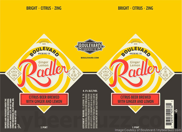 Boulevard Ginger Lemon Radler Coming To 16oz Cans