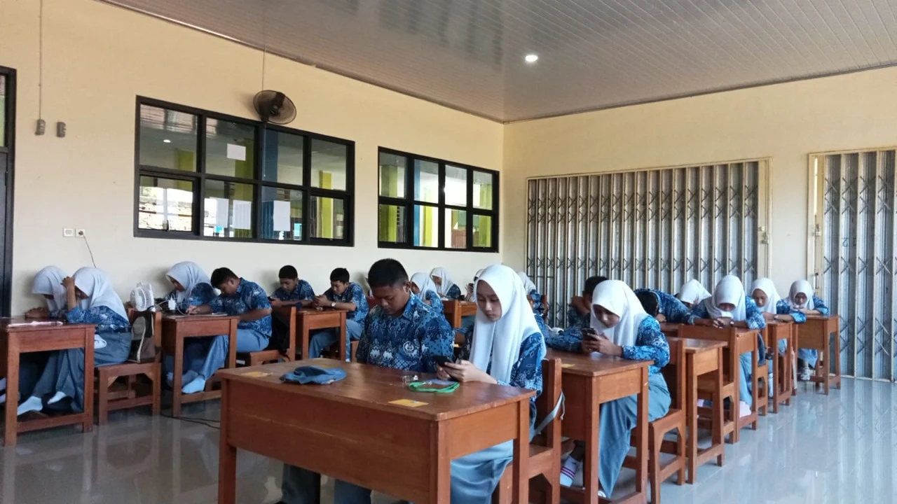 Foto : Kegiatan PSAJ Siswa kelas XII SMAN 1 Tempuran, Karawang Hari kedua.