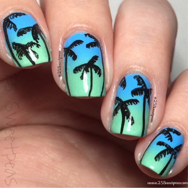 Summer Palm Trees - 25 Sweetpeas