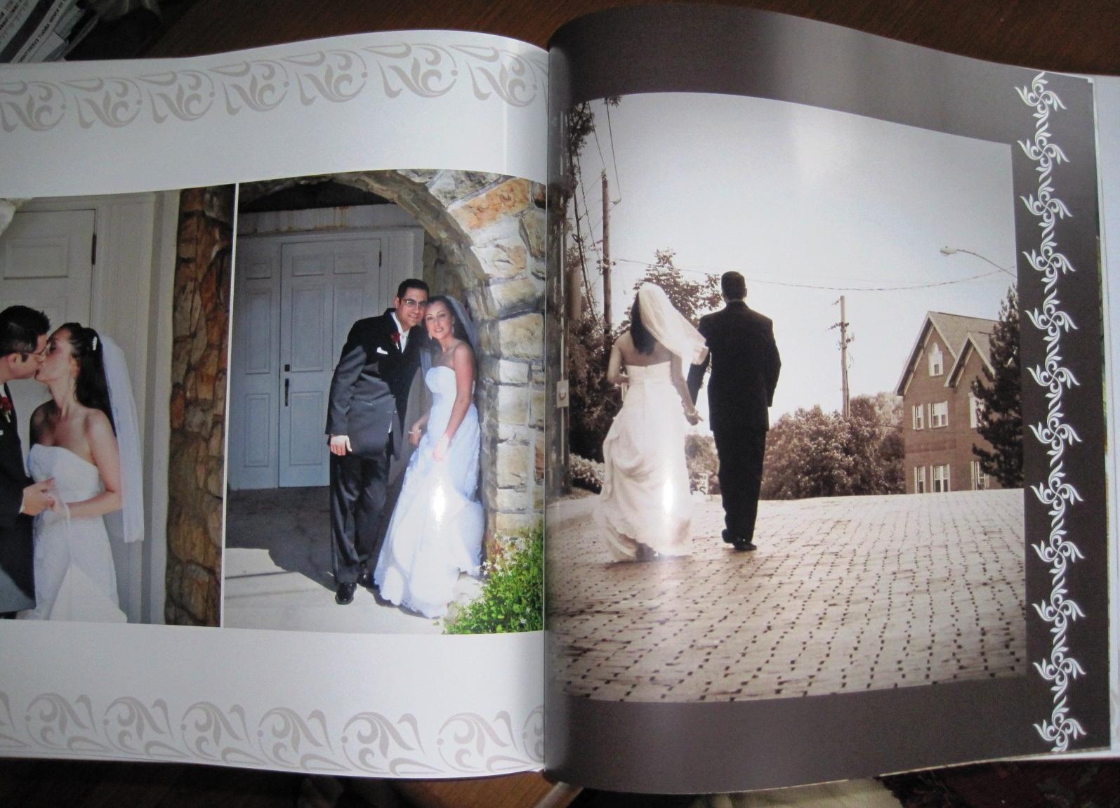 of our wedding book: