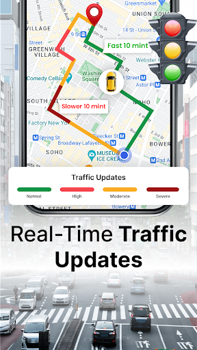 Screenshot GPS Navigation: Route Planner