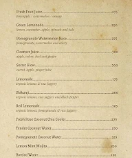 Birdsong - The Organic Cafe menu 5