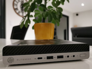 Mini PC HP EliteDesk 800 G4 face avant