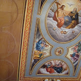 Plafondschildering in de kerk van Bohali.