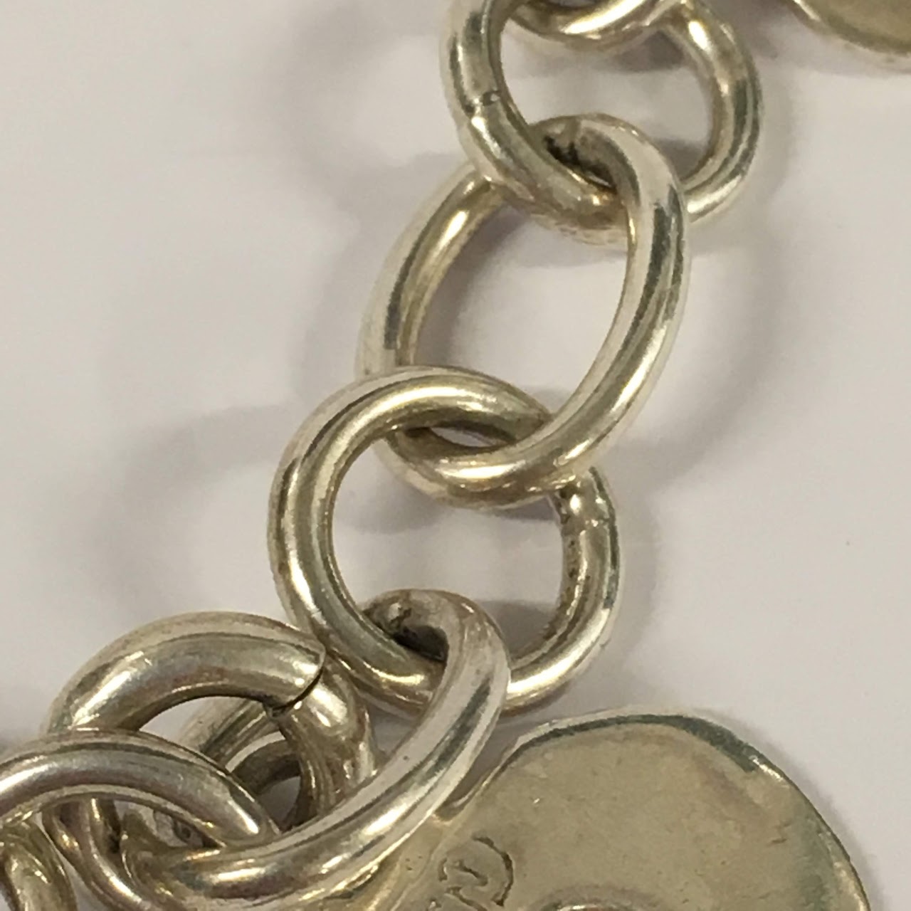 950 Sterling Silver Charm Bracelet