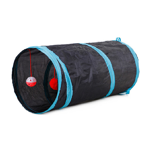 Title 7, Collapsible Cat Tunnel with Crinkle Paper and R...