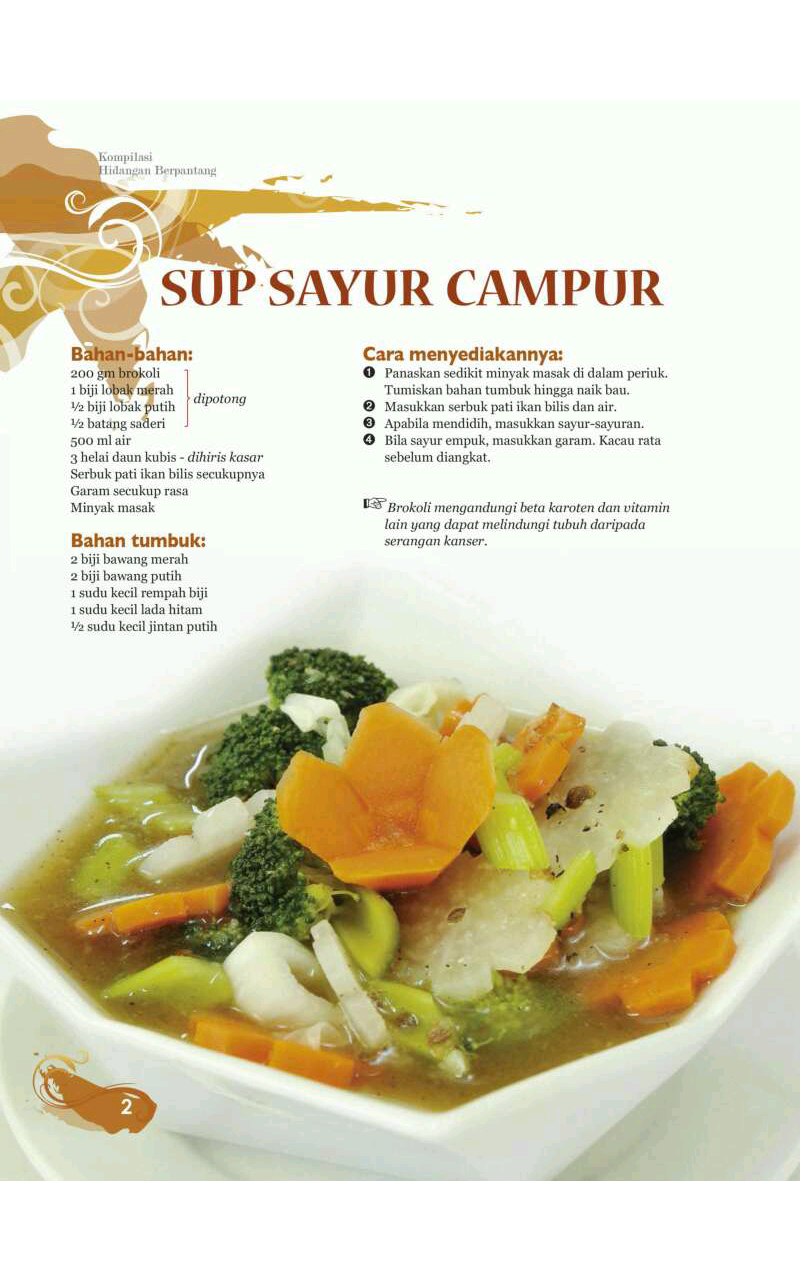 Sayur untuk ibu berpantang