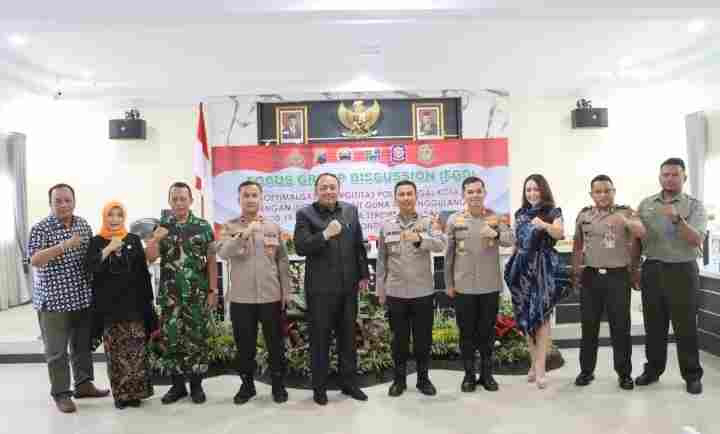 Puluhan Serdik Sespimma Polri Angkatan ke 67, Gelar FGD di Polres Tegal Kota