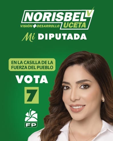 Norisbel Uceta realiza cierre de campaña con caravana, invita a votar por la Fuerza del Pueblo 