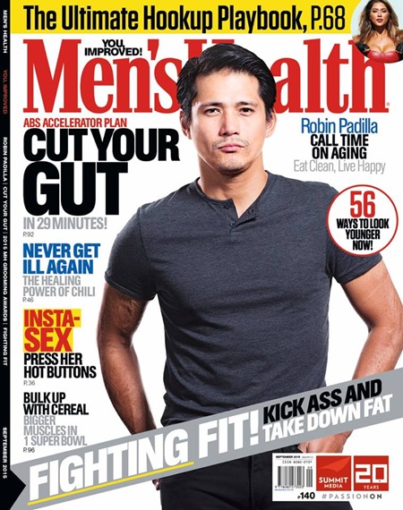 Robin Padilla for Men's Health PH Sept. 2015