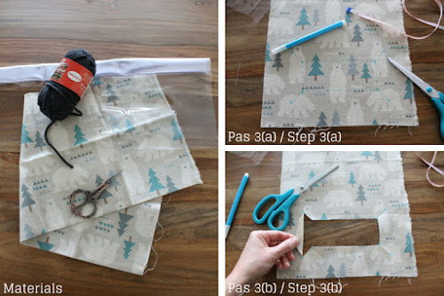 Not 2 late to craft: Bossa amb finestra transparent - pas a pas amb fotos / See-through window bag step by step with pictures / Bolsa con ventana transparente - paso a paso con fotos