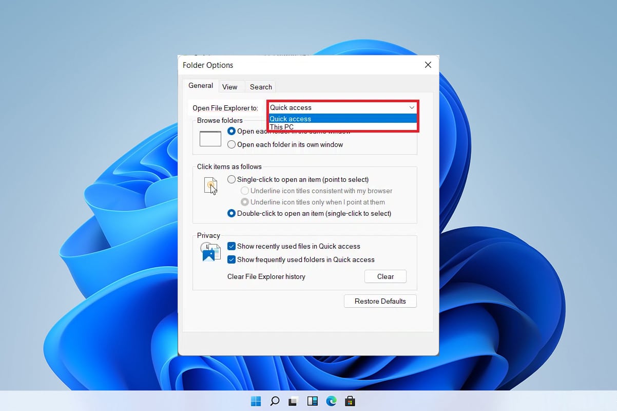 Comment activer ou désactiver l'accès rapide dans Windows 11