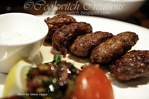 Kofte (grilled minced lamb served on garlic yoghurt, with flat bread) at Ishtar, Marylebone Kofte (grilled minced lamb served on garlic yoghurt, with flat bread) at Ishtar, Marylebone